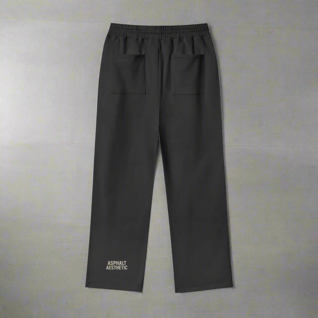 Unisex 100% Cotton Fleece Straight Wide Leg Jogger