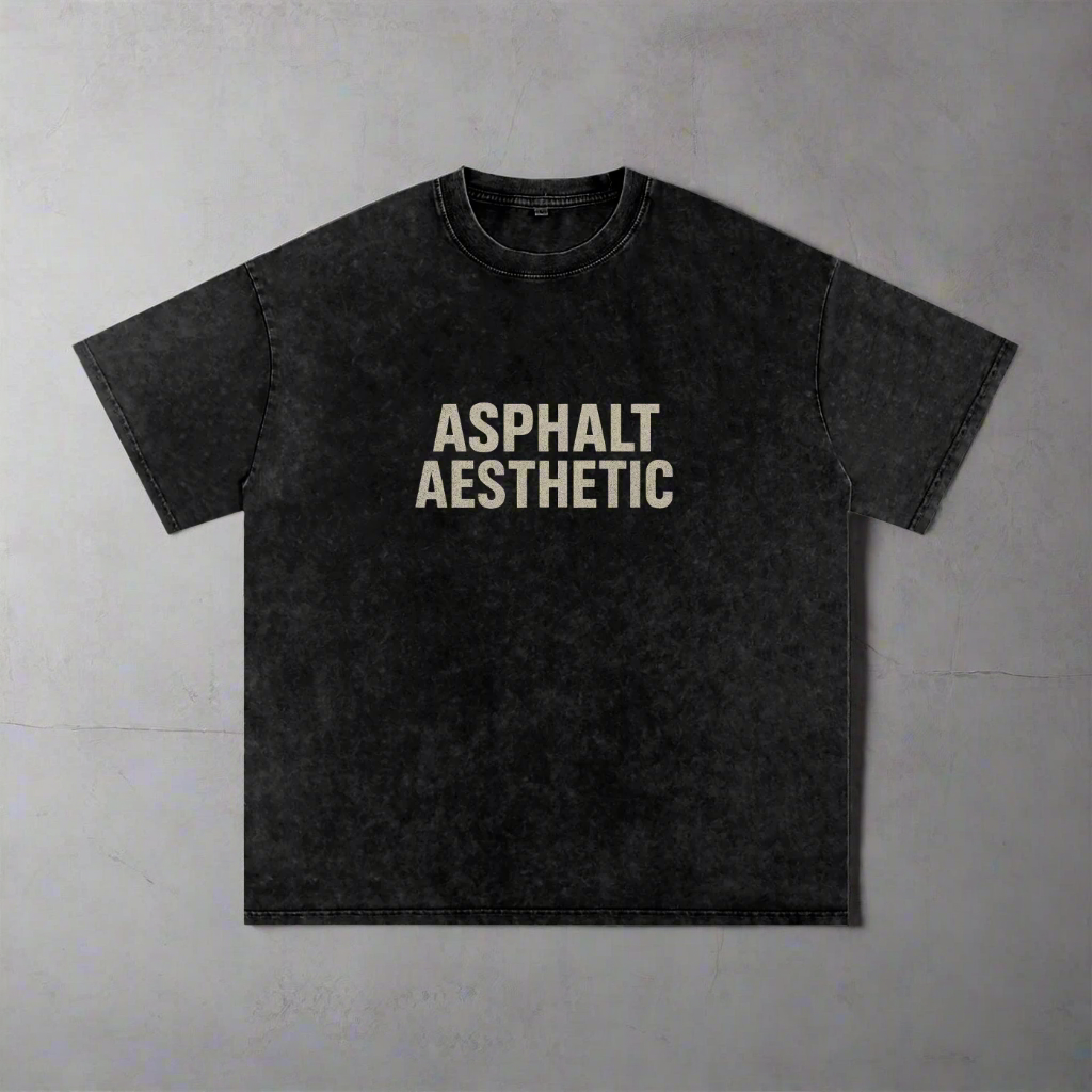 Acid Wash Oversize T-Shirt - 250 GSM