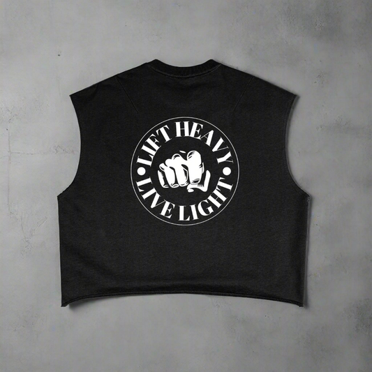 French Terry Boxy Lifting Tank Top