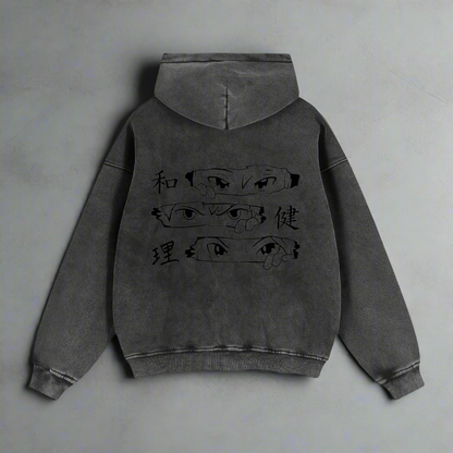Zip-Through Boxy Fleece Hoodie