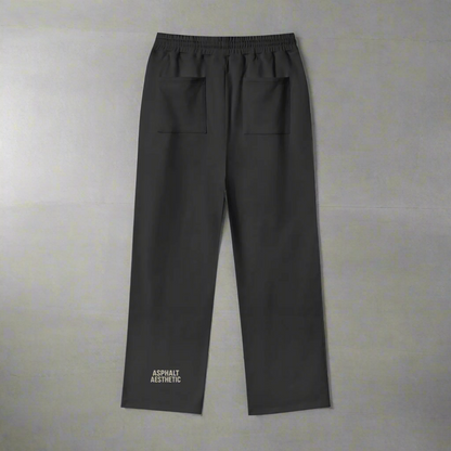 Unisex 100% Cotton Fleece Straight Wide Leg Jogger